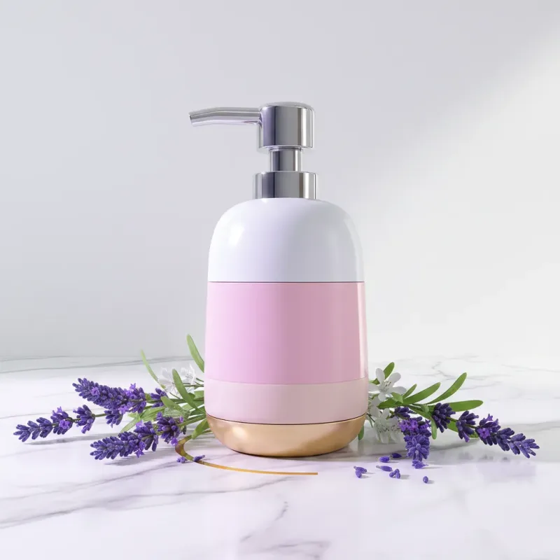 Rose Petal Body Lotion - Lavender with Custom Bottle